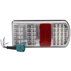 Baklys LED 12V for høyre side av traktorer og maskiner.