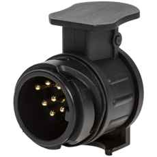 Kompakt adapter for 13-pol til 7-pol, perfekt for korte tilkoblingskrav.