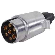 Aluminium 7-pols plug, perfekt for krevende landbruksapplikasjoner.