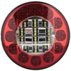Rundt LED baklys 10-30V for parkering, brems og rygging, allsidig belysningsalternativ.