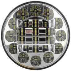 Rundt LED baklys 10-30V for rygging, øker sikkerheten ved rygging.