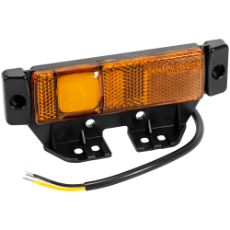 Posisjonslys med blinklys Led Gul 12-24V, for økt synlighet på veien.