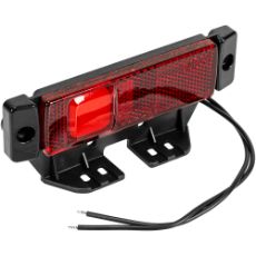 Rødt LED posisjonslys 12-24V, nødvendig for sikker kjøring i mørket.
