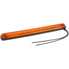 Langt gult LED posisjonslys 12-24V, øker synlighet og sikkerhet.