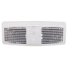 Hvitt reserveglass som gir gode siktforhold.