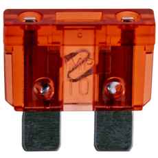 Flatstiftsikring 10A rød, pakning med 10 stk for å beskytte elektriske kretser.