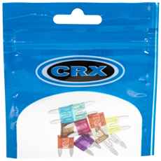 Mini flat sikringer sortiment med 10 forskjellige stykker, perfekt for varierende behov.