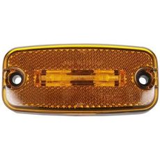 Gult LED-posisjonslys, 12V og 0,5 meter langt, for sikker belysning av kjøretøy.