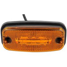 Gult LED-posisjonslys 24V, 5,0 meter med poleringsbeskyttelse for ekstra beskyttelse og holdbarhet.