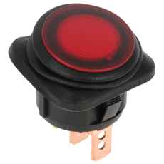 Vanntett På/Av bryter 12V for utendørs bruk og tøffe miljøer.