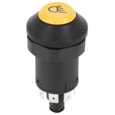 Trykknappbryter for enkel styring av ulike funksjoner i kjøretøy.