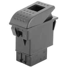 5-pols Off/On bryter for 2-linjes system, passer mange anvendelser.