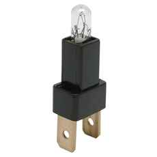 24V pluggoverføring med integrert lampe, perfekt for arbeidskjøretøy og større maskiner.