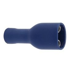 Beskyttende kabelsko i blått, 6,5 mm, i sett med 10 stykker.