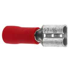 Flatstifthylse Hunn 4,7 Rød, 100 stykker designet for å passe ulike apparater.