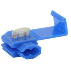 10 stk blå skjøteklemmer for raske og effektive elektriske tilkoblinger.