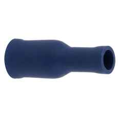 Blå rundstifthylse hunn, 100 stykker - pålitelige festeelementer for profesjonell bruk.