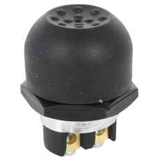 Holdbar metall trykknappsbryter, designet for langvarig bruk.