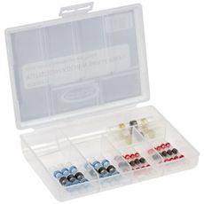 Sett med 19 vanntette skjøtekoblinger for ulike kabler.