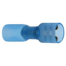 Vanntette flatstift i blått, 10 stykker Hunn 6,6 mm, for pålitelige tilkoblinger.