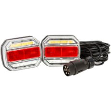 Belysningssett 7,5M til tilhenger, sikker belysning for veitransport.