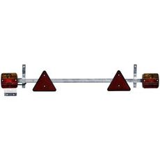 Lysstang for tilhenger 1,1-1,6M med 7,5M ledning for bedre synlighet.