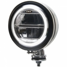 LED-frontlykt Rund 165mm Krom