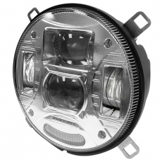 Rund LED-lyskaster, 132mm, tilpasset for MF og JD.