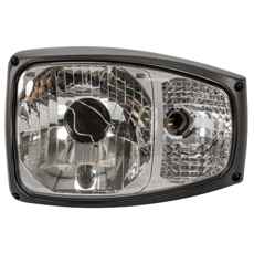 Venstre lyskaster med bakfeste 150X225mm, beregnet for robust bruk.