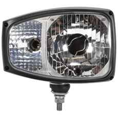 H4 høyre lyskaster med bunnfeste, ideell for mange anvendelser.