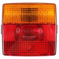 Baklys 1153 i rød og gul farge, for sikker kjøring av kjøretøy i mørket.