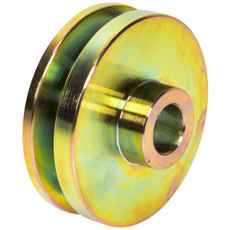 Remskive 1-spors 76 mm for 10 mm reim, gir pålitelig drift for ulike applikasjoner.