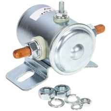 6V solenoid, brukes vanligvis i eldre traktorer og landbruksutstyr.