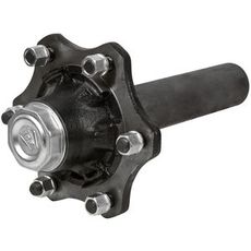 Hjulnav for tilhenger, 6-bolts design for økt holdbarhet.