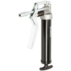 Mini fettpresse for enhåndsbruk, kompakt og effektiv for presis smøring.