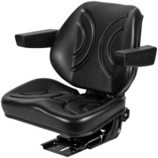 Pvc-sete med armlener, perfekt for ekstra komfort og støtte under lange arbeidsøkter.