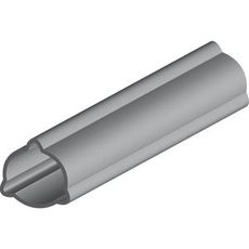 Ytre trekantprofilrør 51,6mm, 1 meter, robust og smidig for ulike bygge- og renoveringsprosjekter.