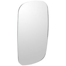 Konvekst speilglass 180x320 mm for Valtra traktor, optimaliserer synlighet og sikkerhet.