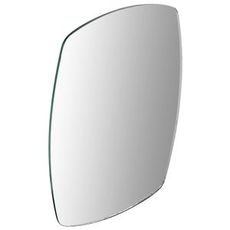 Rett speilglass 135X185, ideell for traktorer og maskiner.