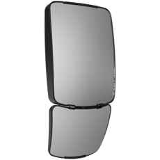 Konveks oppvarmet bakspeil for Valtra traktorer med 12V tilkobling.