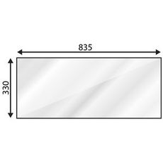 Bakrute for Db Case 1-Del, 90-94 modeller, sikrer klar sikt og holdbarhet.