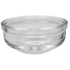 Lite drivstoffilter av glass med 9mm hull for jevn drivstoffstrøm.