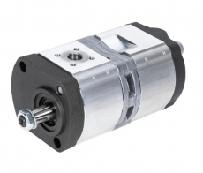 Hydraulikkpumpe dobbel 8+8 Cih 3216613R91, optimalt valg for arbeidskjøretøy.