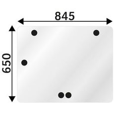 Bakrute for Cih XL, ideell for å erstatte skadede ruter.