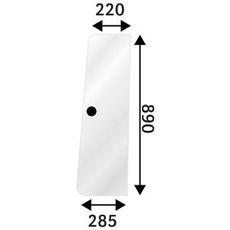 Dørrute Etu Cih XL, sikkerhetsdesign for økt beskyttelse og sikt.