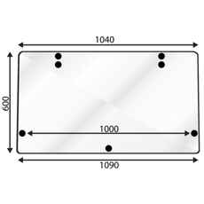 Bakrute for Fiat 80 Serie Pinin Farina, perfekt designet for maksimal ytelse.