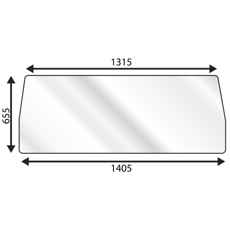 Vindusrute Fiat 80-90 serie for sikkerhet og klar sikt.
