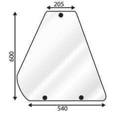 Siderute for Fiat traktorer, venstre og høyre, perfekt til 90-94 Serie.