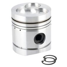 Stempelsett med stempelringer, utformet for å forbedre motoreffektiviteten.