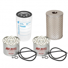 Filtersats for Volvo BM 320, 400, 430 og T430, perfekt for vedlikehold.